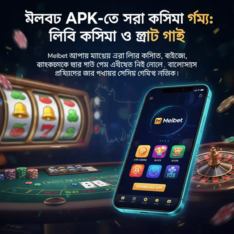 Melbet APK ক্যাসিনো গেমস ব্যানার